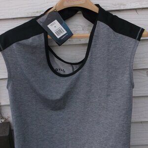 Royal Robbins Take Hold Tank – Women’s M, Granite Heather/Black Trim, NWT